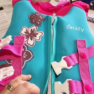 NEW Zeraty Kids Swim Vest Life Jacket Flotation Swimming Age 1-9 Yrs 22-50Lbs